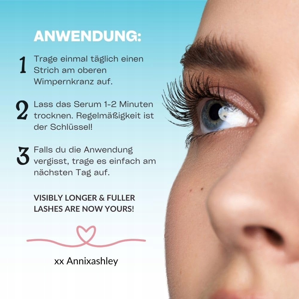 ANNIXASHLEY Serum Do Rzęs Wzrost Rzęs Biotyna Peptydy 6-8 Tygodni — miniatura 6