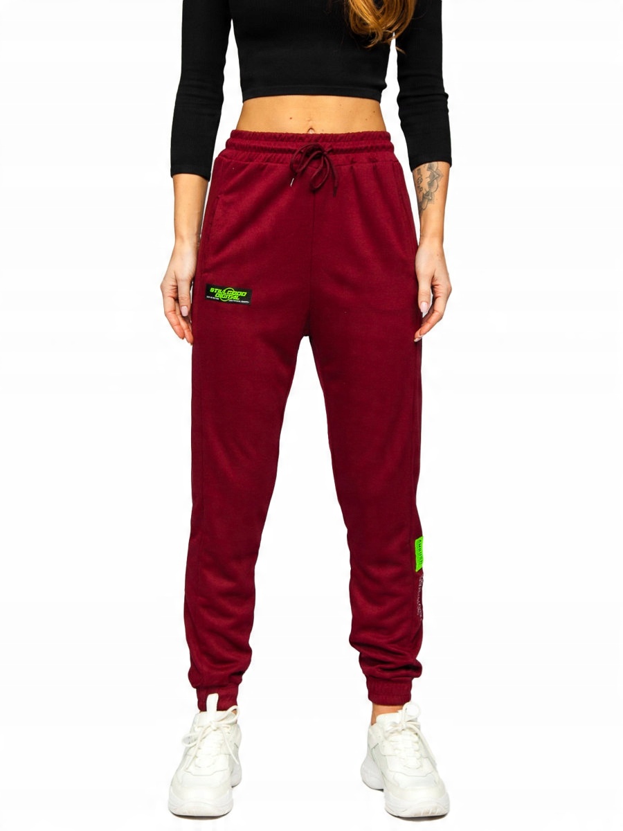 

Spodnie Dresowe Bordowe AF316NM Denley_l/xl