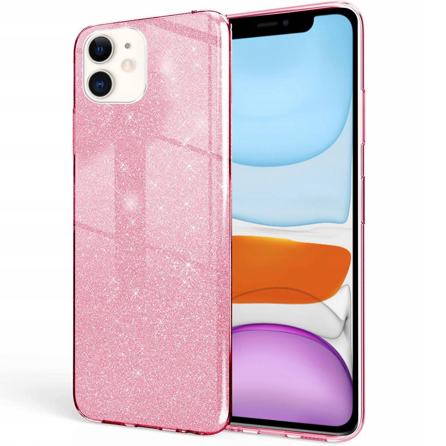 

Etui na iPhone 11 Brokat Case Szkło