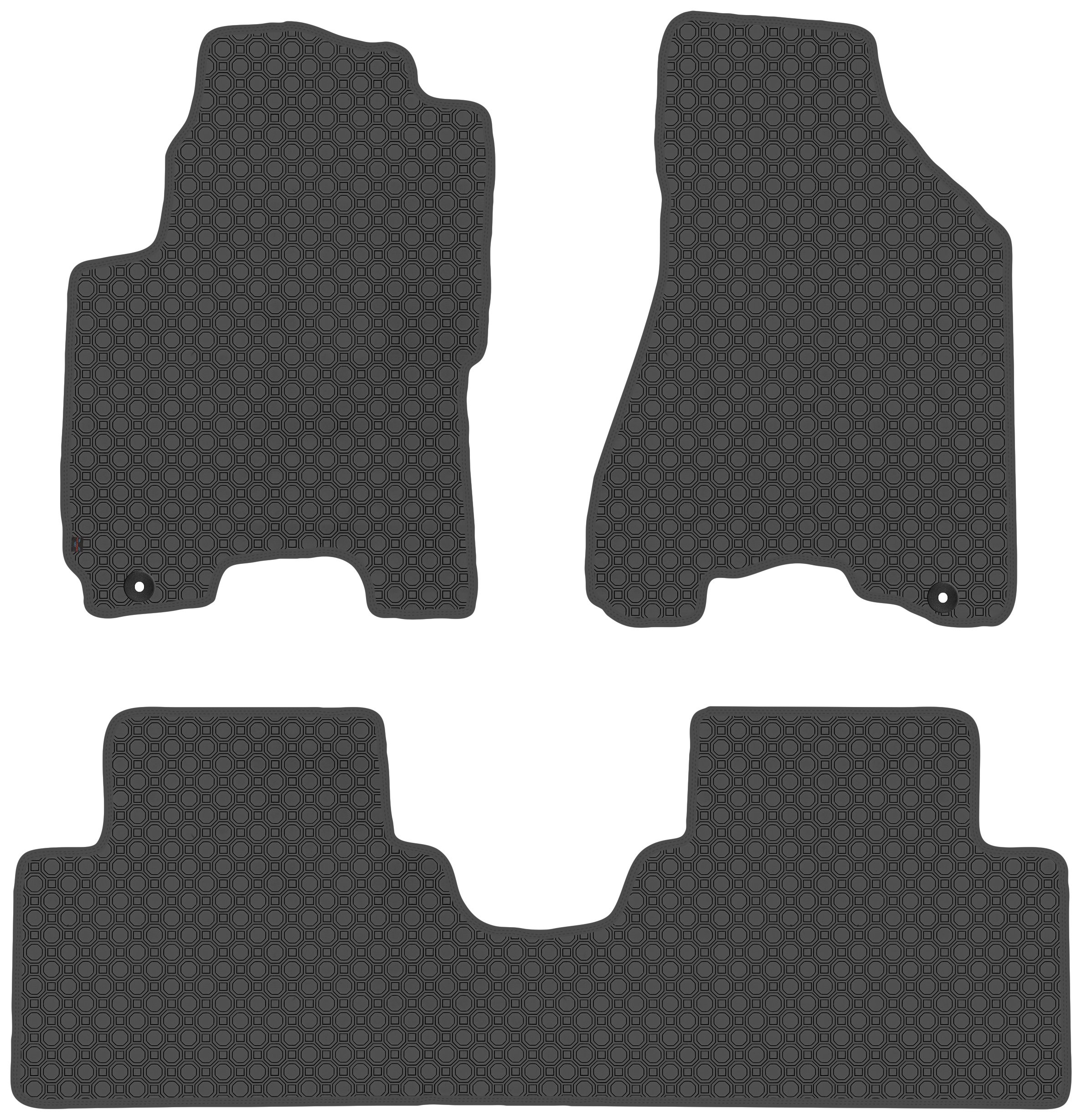 Kia Sportage II 2004-2010 Gumové autokoberce černé