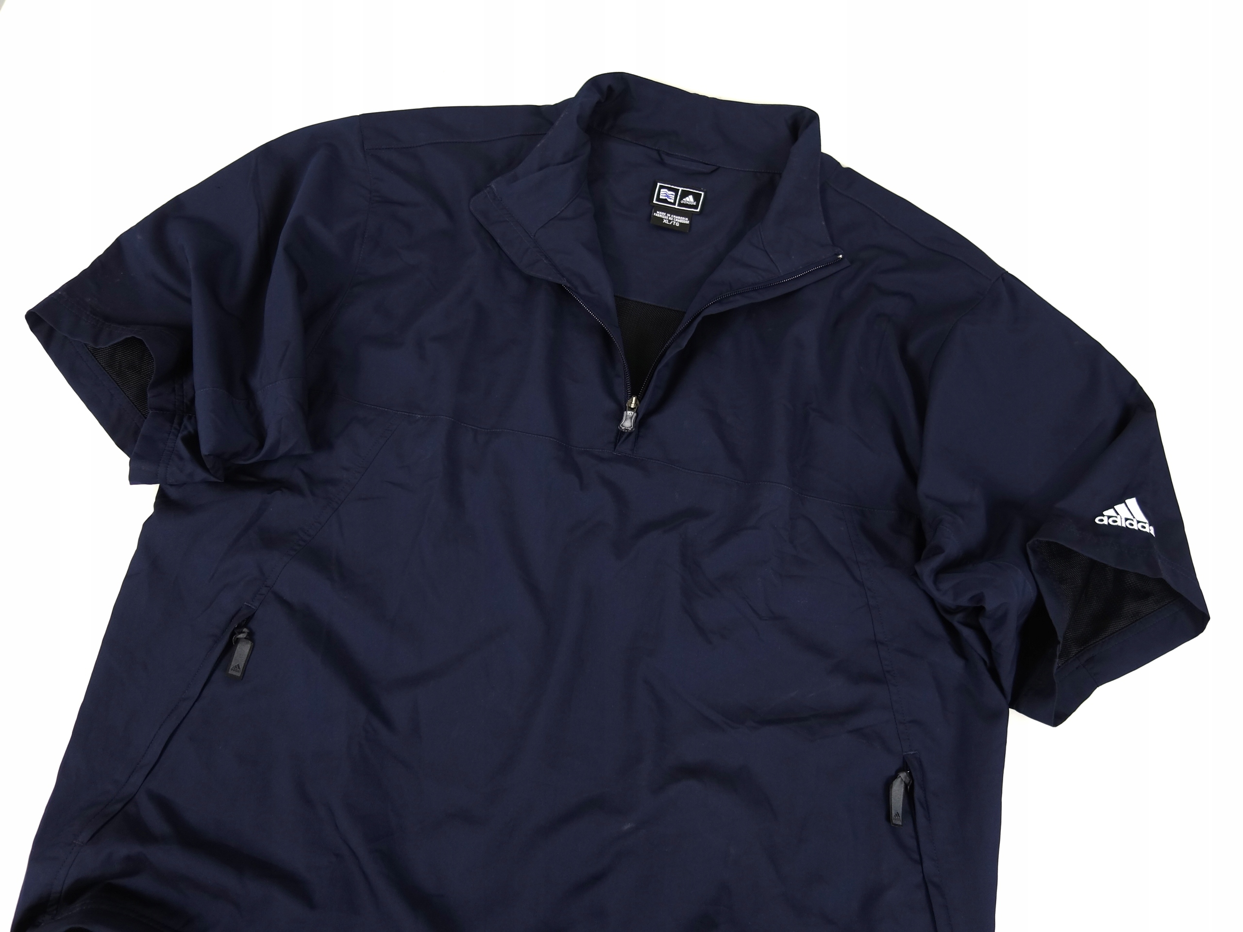 Adidas ClimaProof Wind kurtka koszulka do golfa XL Kolor dominujący odcienie niebieskiego