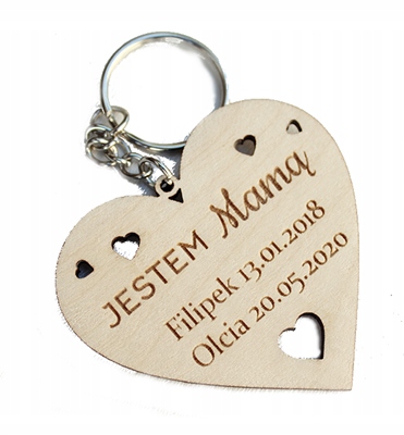 

Brelok dzień Mamy jestem mamą prezent do kluczy