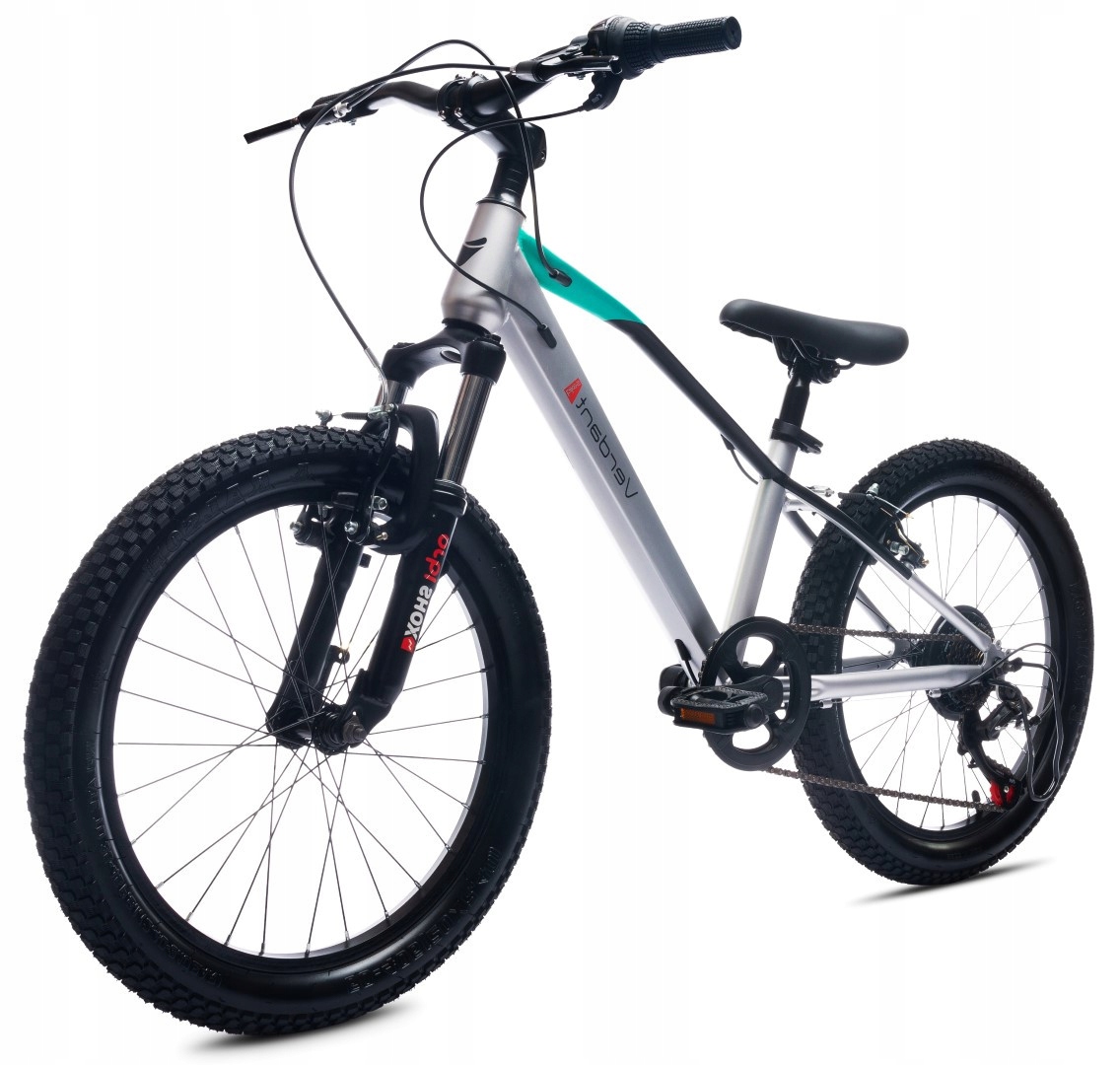 Rower 20 Cali Mtb Verdant Juniper Srebrny 0302641 6 Biegów Shimano