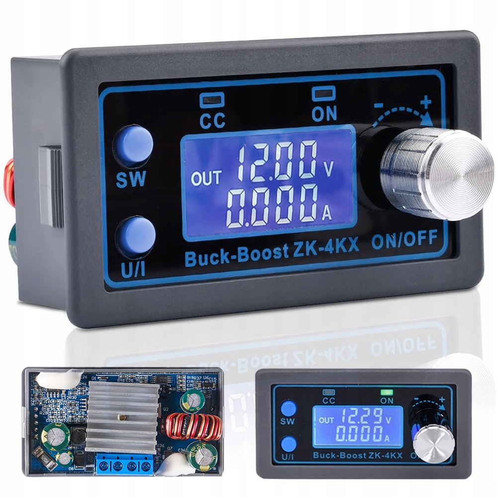 PRZETWORNICA DC BUCK BOOST 5-30V 3A Z OCHRONAMI