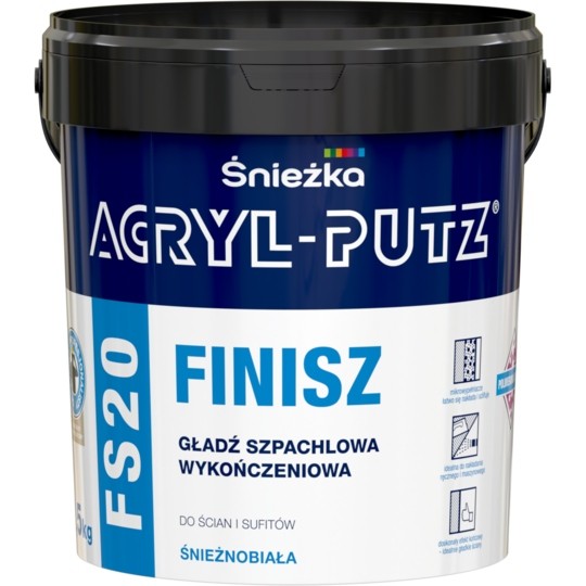 ACRYL PUTZ FS20 GOTOWA GŁADŹ SZPACHLOWA 1,5KG