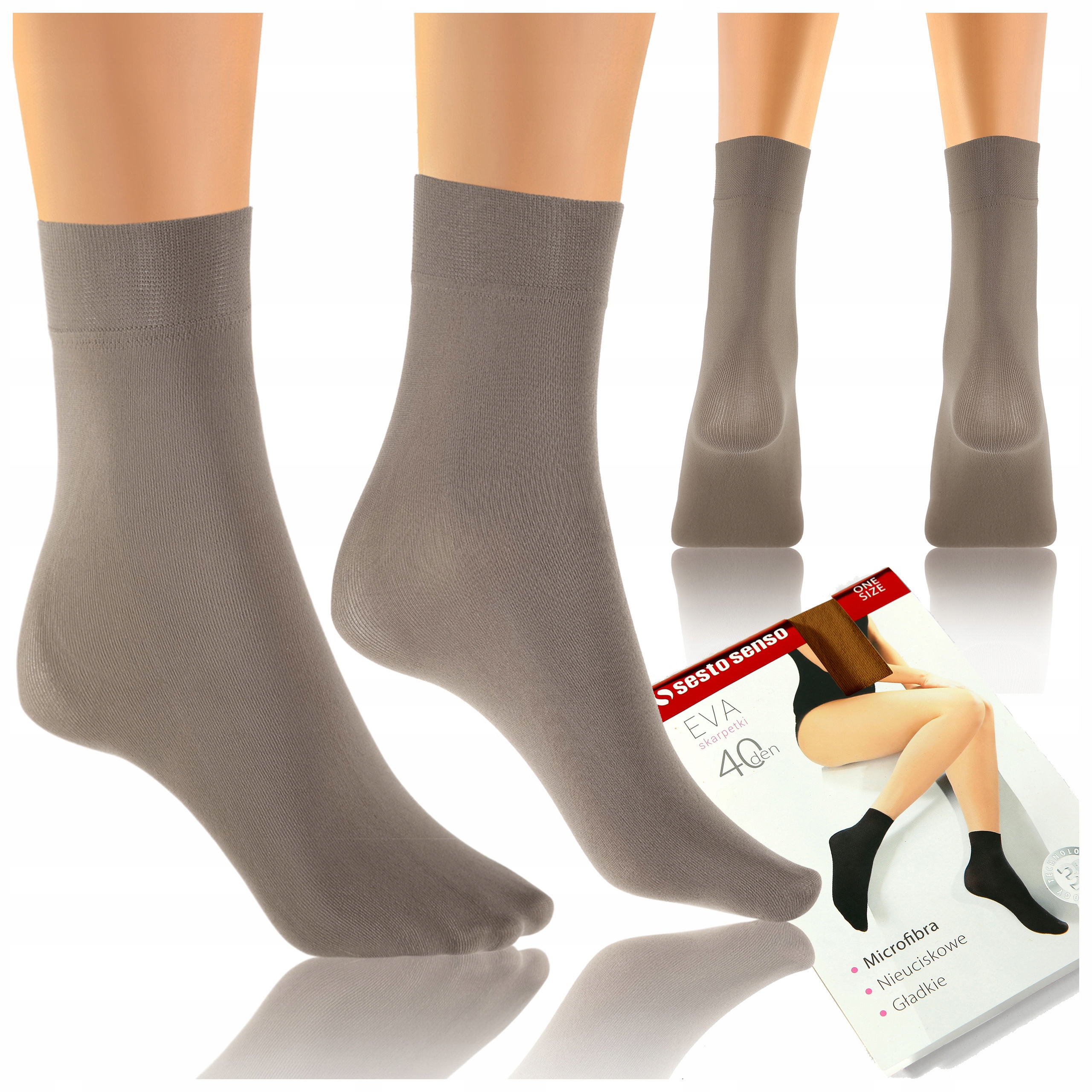 

Skarpety Rajstopowe Damskie Z Microfibry Eva 40DEN