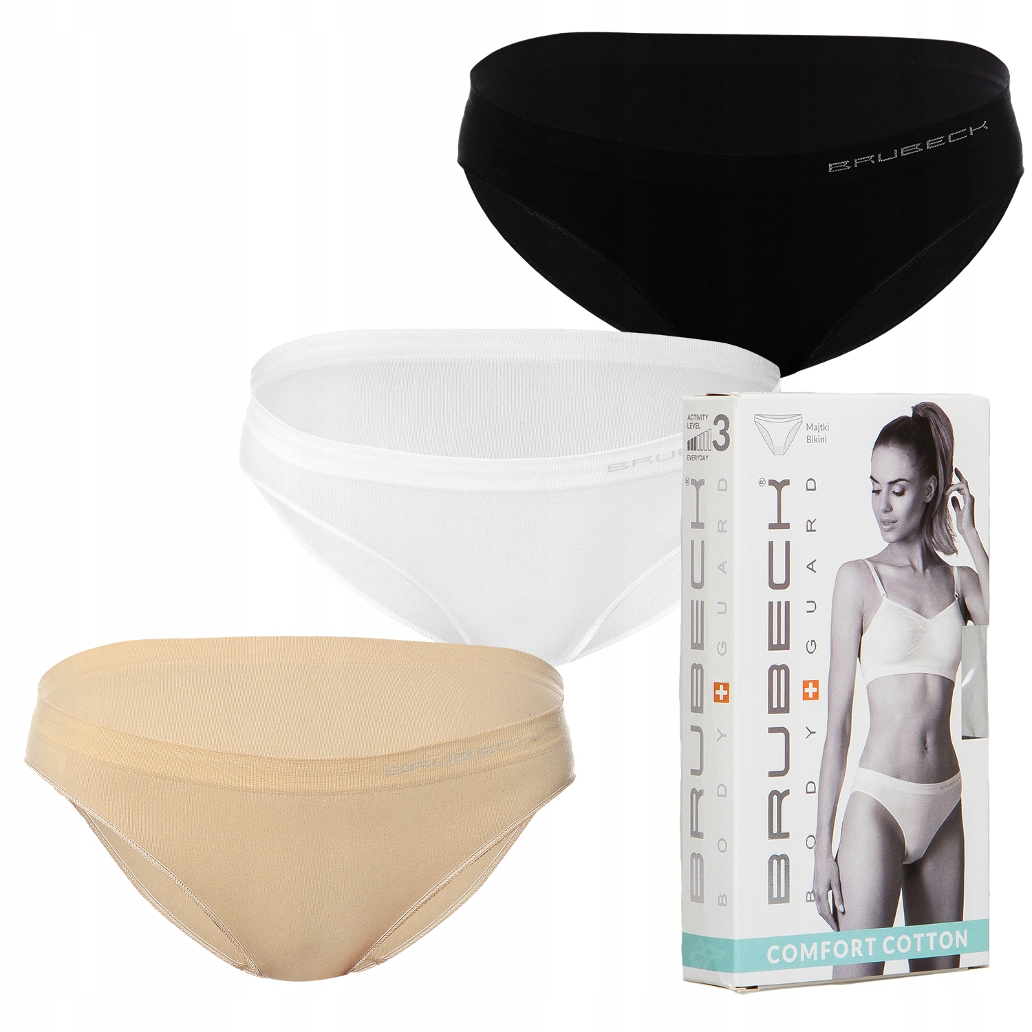 

Zestaw Bikini 3szt Brubeck Comfort Cotton S BG88