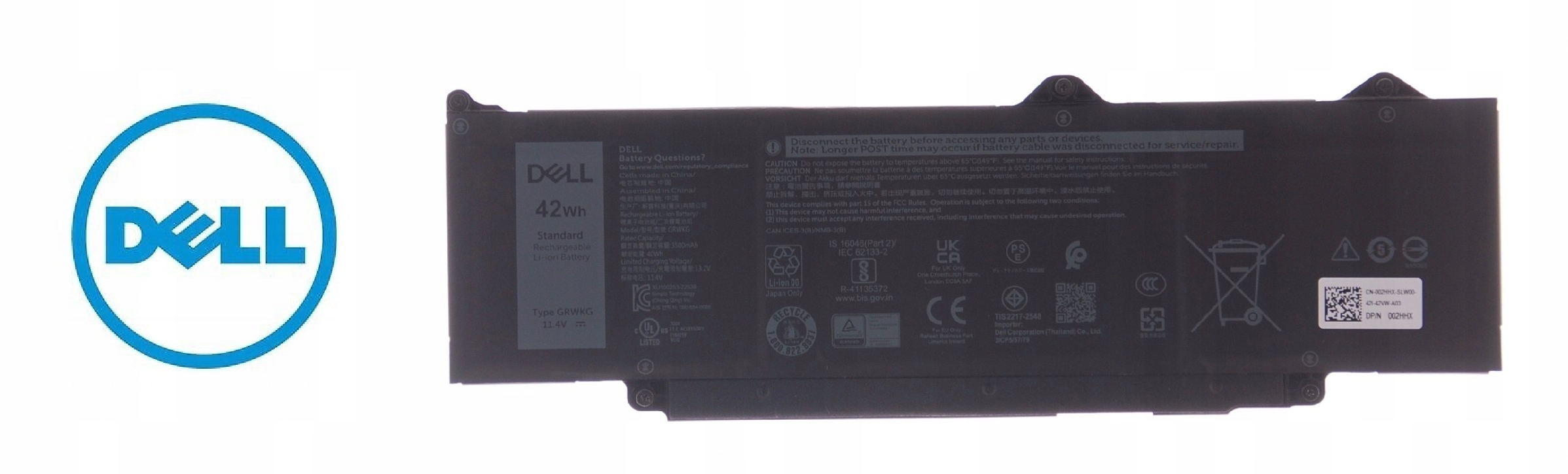 Baterie Dell Precision 3580 Precision 3480 Grwkg