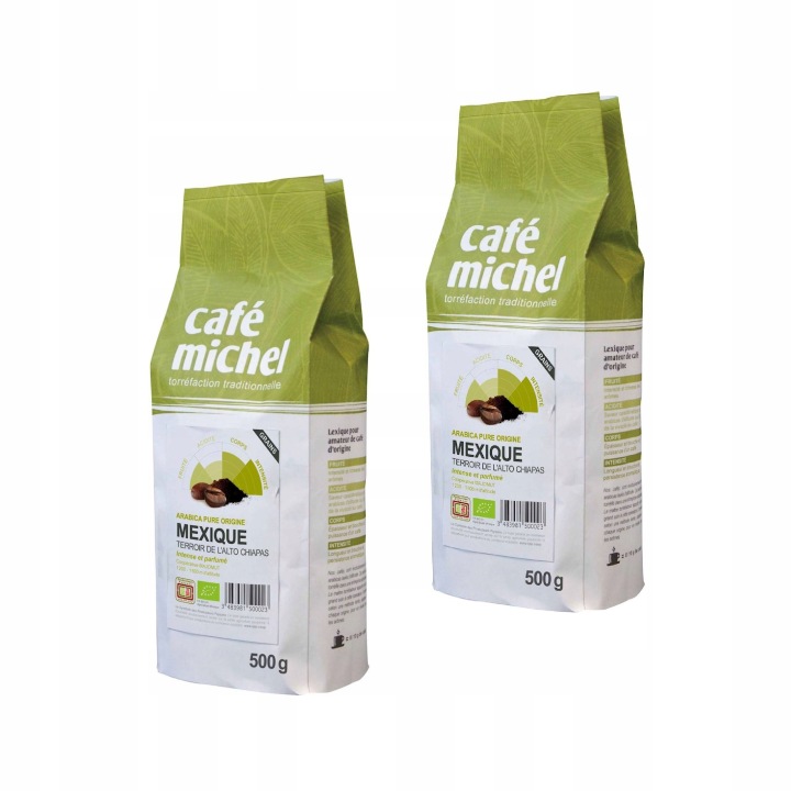 Kawa Ziarnista 100% Arabica Meksyk Bio Eko 500g Fair Trade Terra Etica