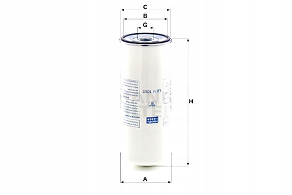 Mann-filter Olejový Filter Agro