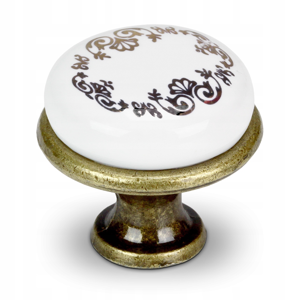 

Gałka Meblowa Gałka Do Szafki Porcelana Ze Wzorem