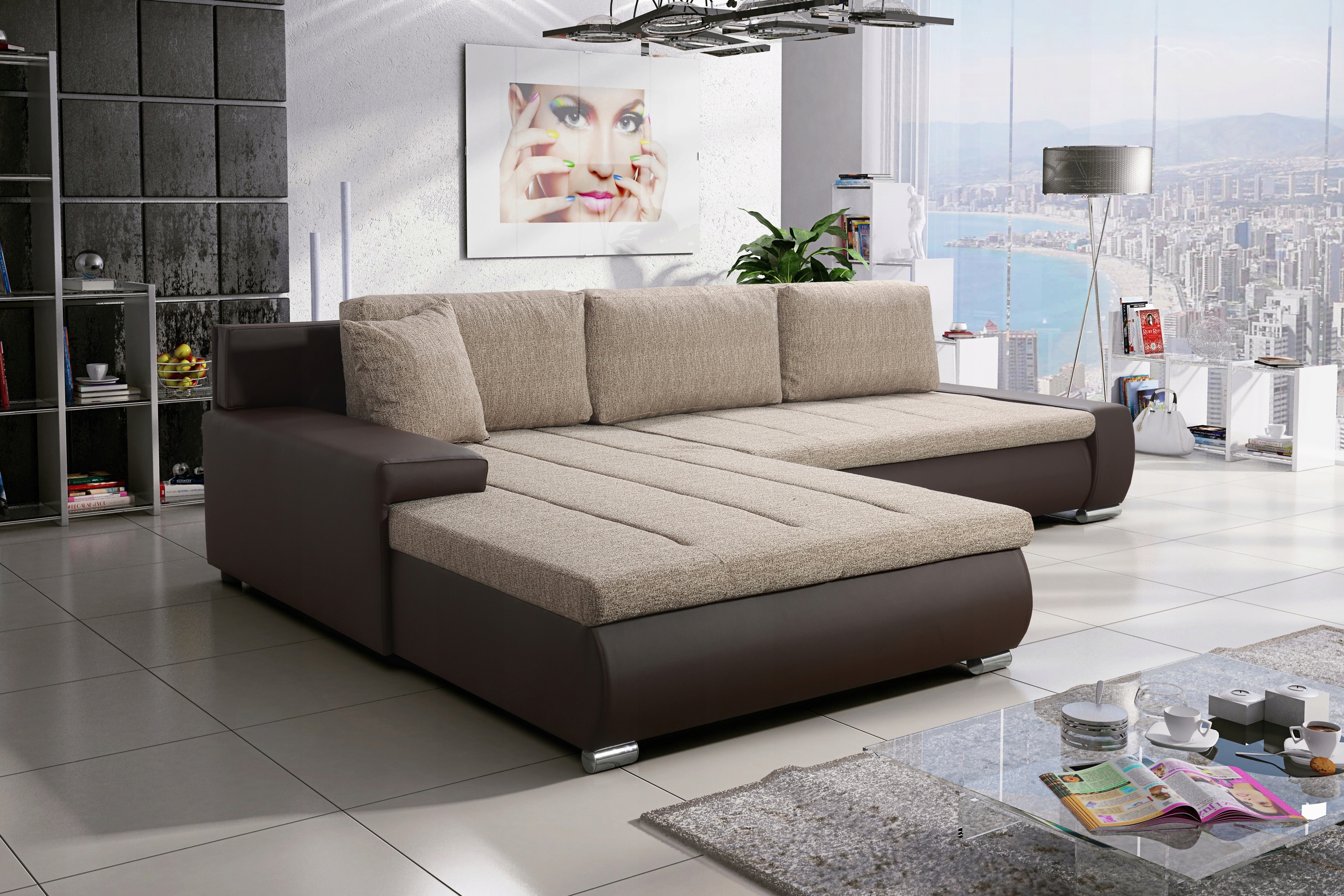 Двухместный угловой. Угловой диван Toscania. Диван угловой раскладной. Большой диван кровать. Современный раскладной диван.