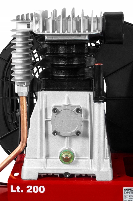 Kompresor tłokowa Sprężarka B3800B 200L KK 530/200 Kupczyk wydajność 530 l Ciśnienie maksymalne 10 bar