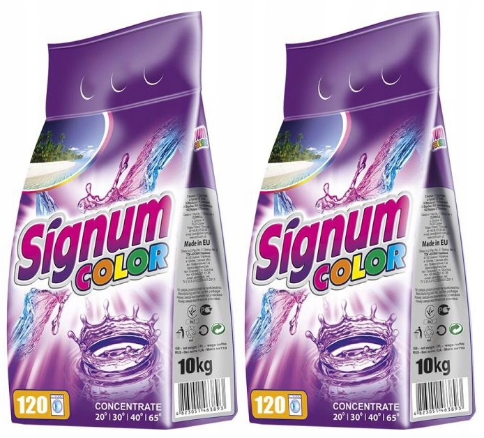 

Skuteczny Proszek Do Prania Signum Col 2X10KG 240P