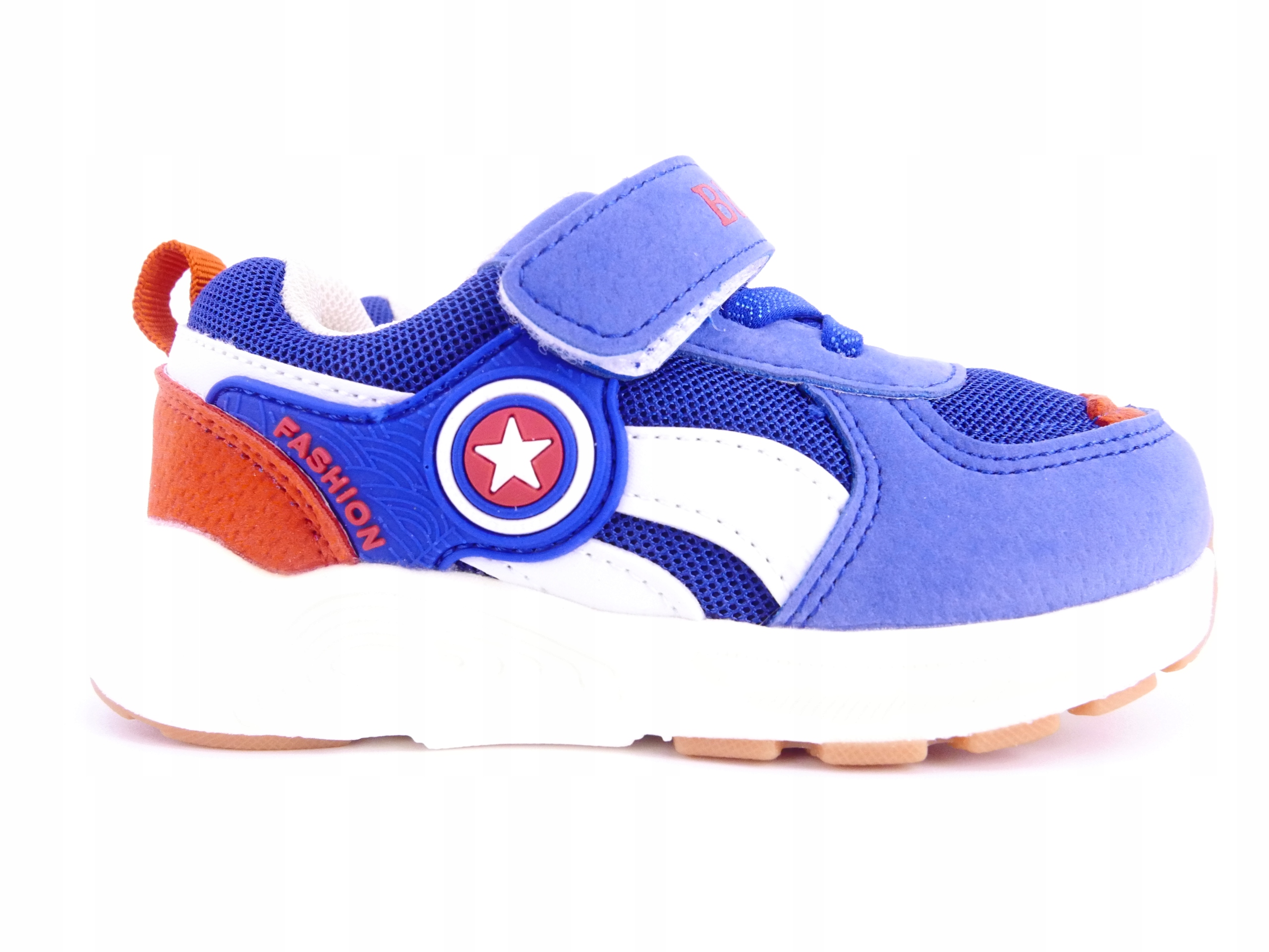 

Adidasy dziecięce Bbwawa Niebieskie Rzepy r27