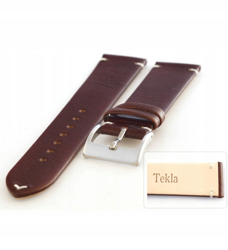 

Pasek do zegarka skórzany Tekla T-046.02W 18 mm