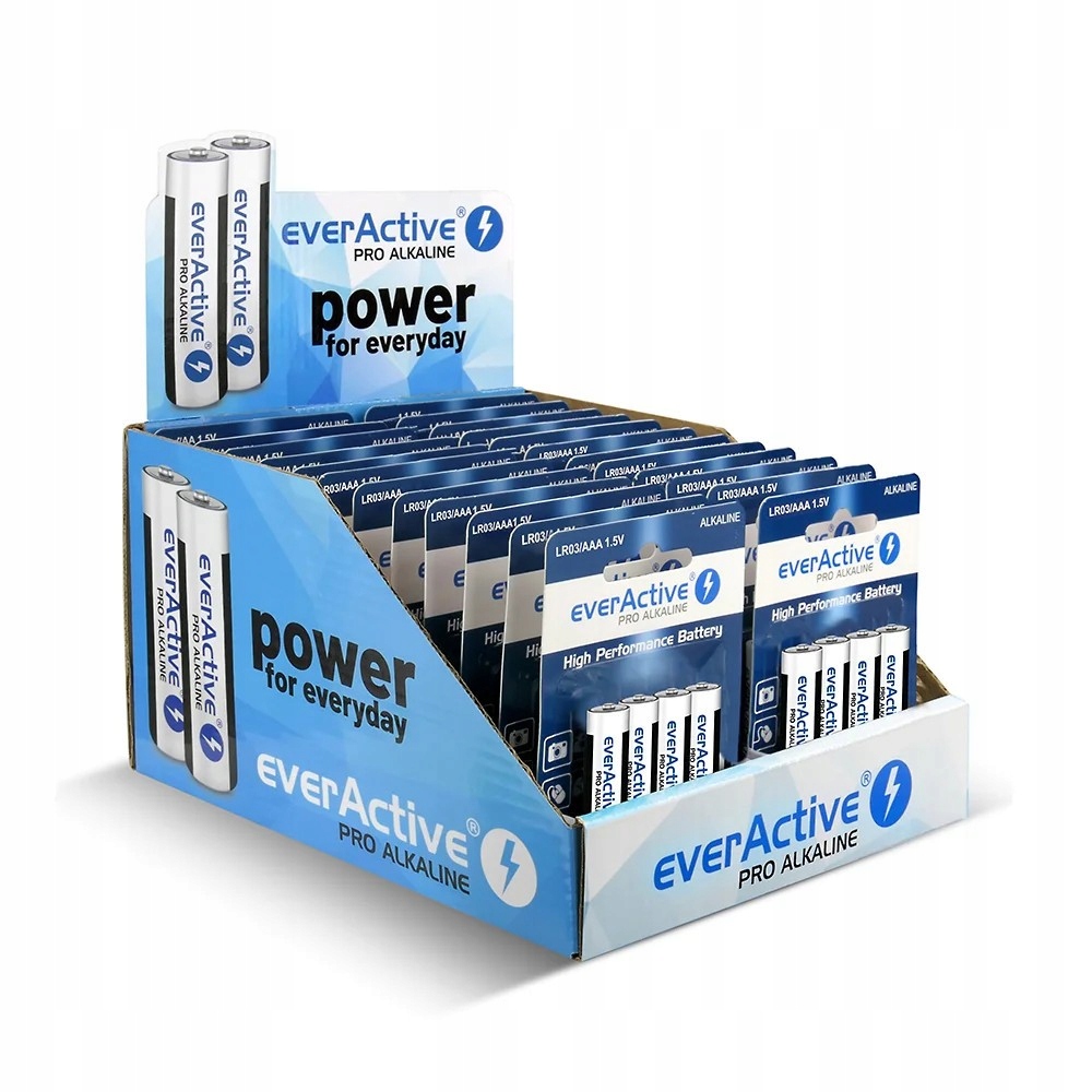 Everactive Baterie LR03/AAA pro alkalické obchodní displeje 96 ks