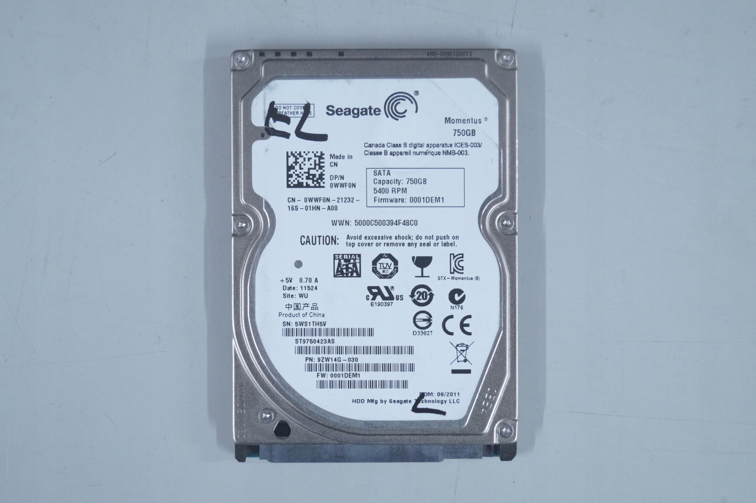 Elektronika do dysku Seagate ST9750423AS