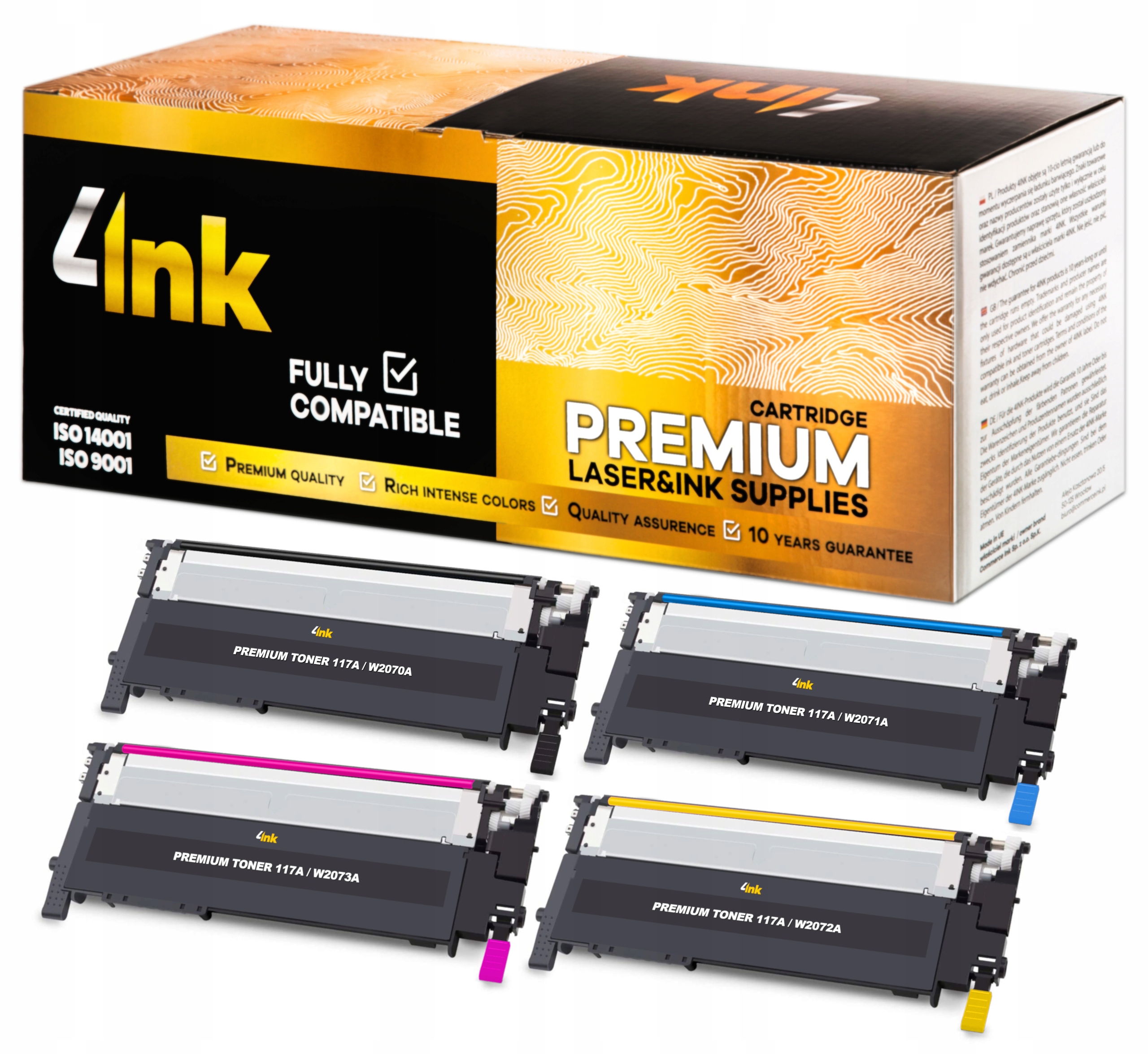 

4x Toner Do Hp 117A 150a 150nw Mfp 178nw 179fnw