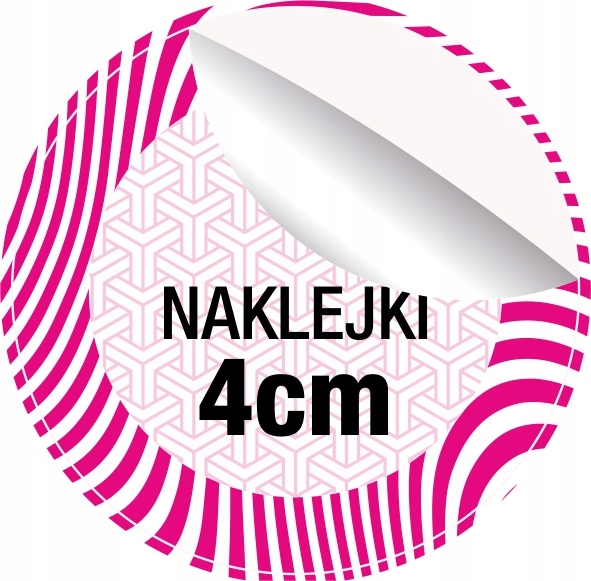 

Naklejki Etykiety z własnym Logo okrągłe 4cm