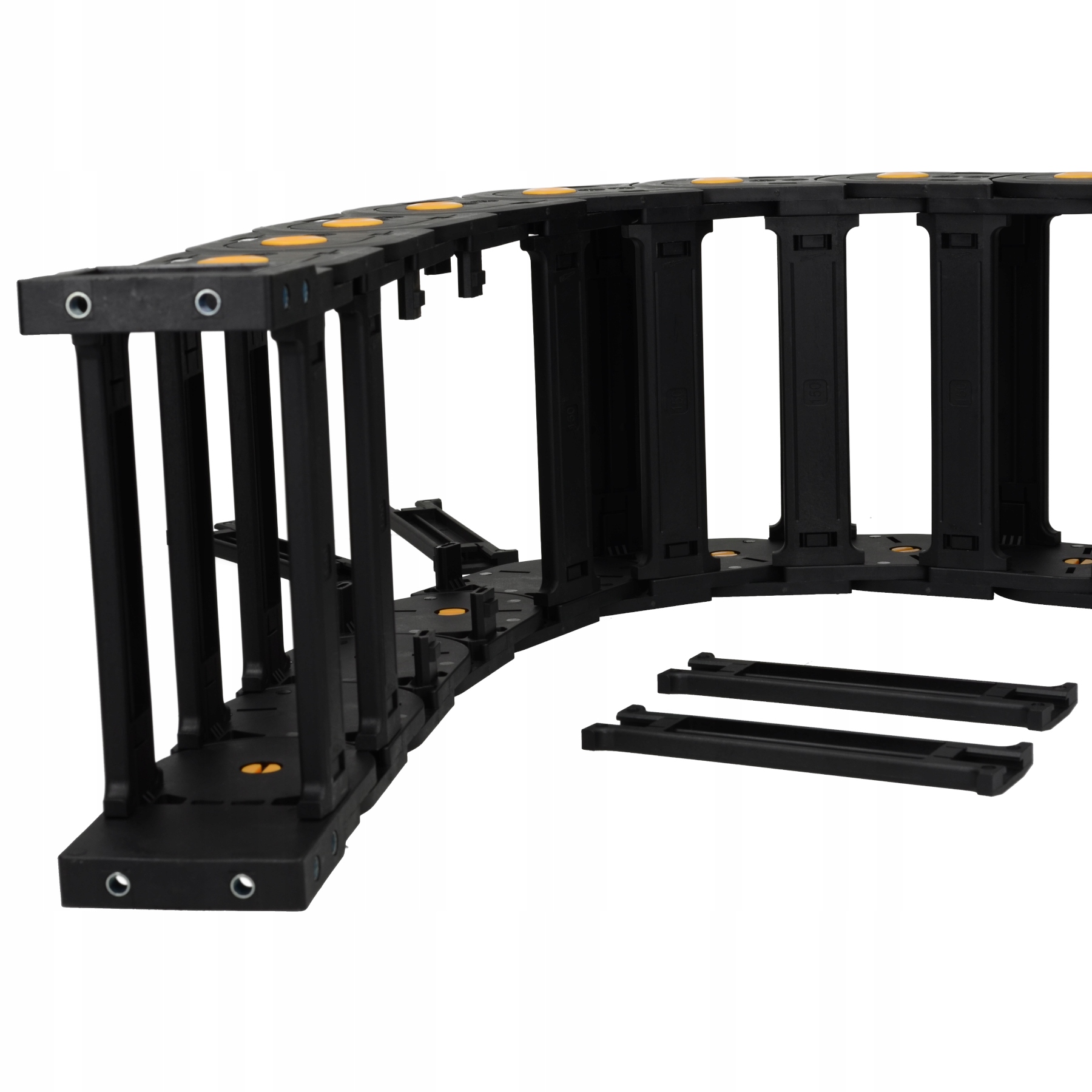 Prowadnik przewodów 40X100 R125 Otwarty Liczba żył 1