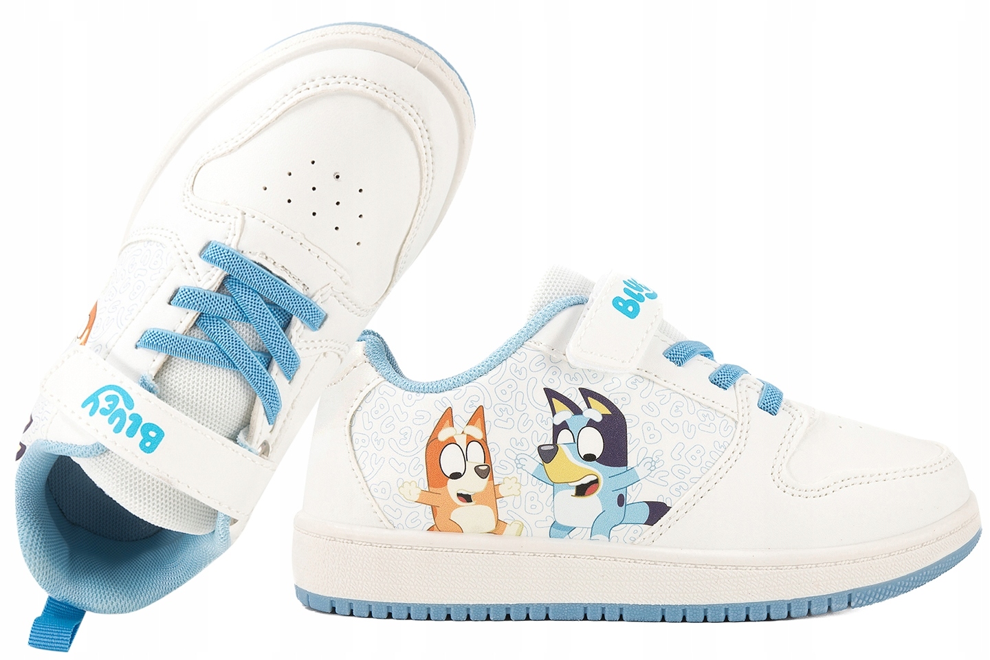 Bartek 8703419 Buty Sportowe Dziecięce Sneakersy Rzep Bluey Biały 25