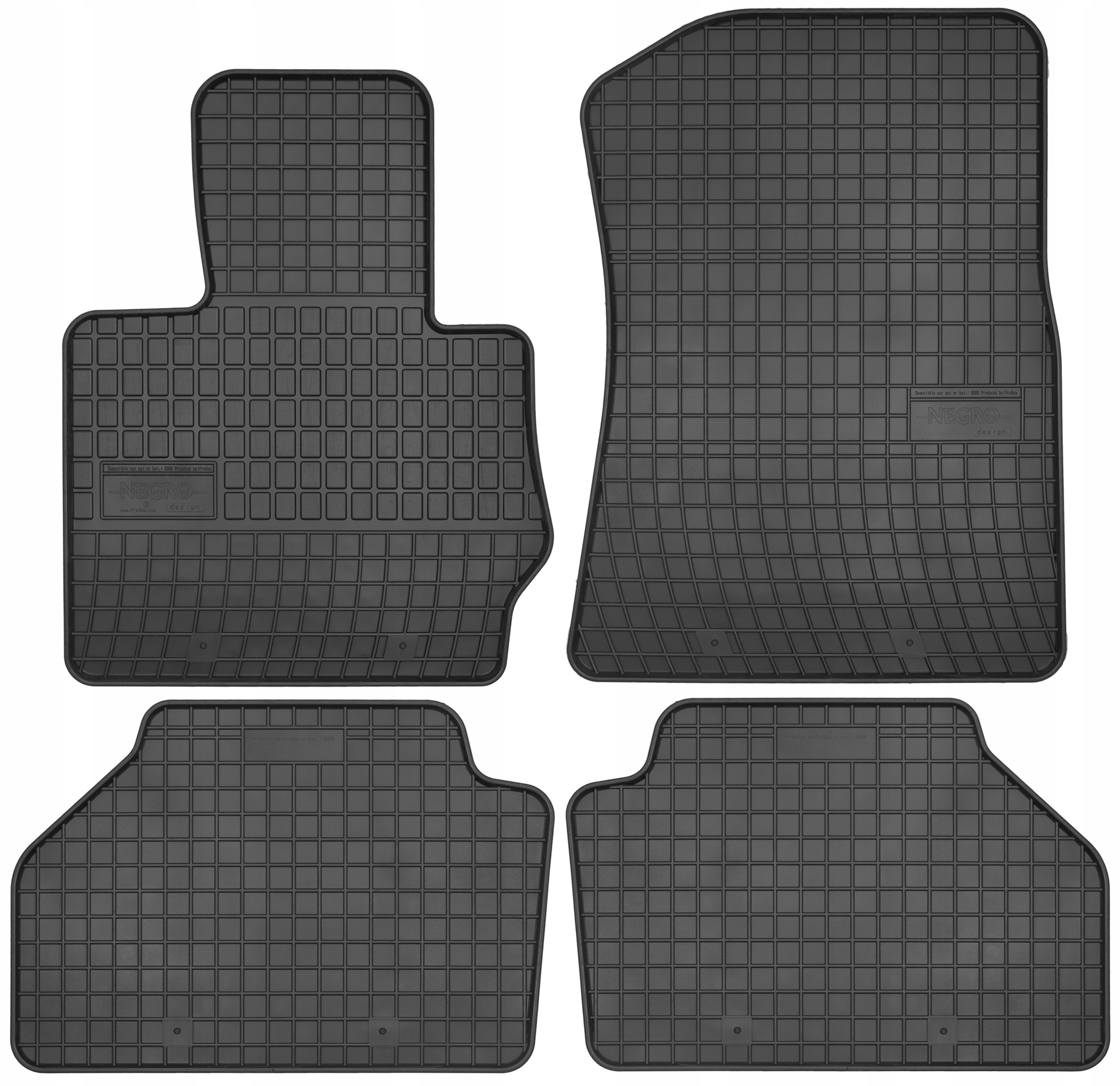 Коврики Фрогум резиновые 665 4 el.