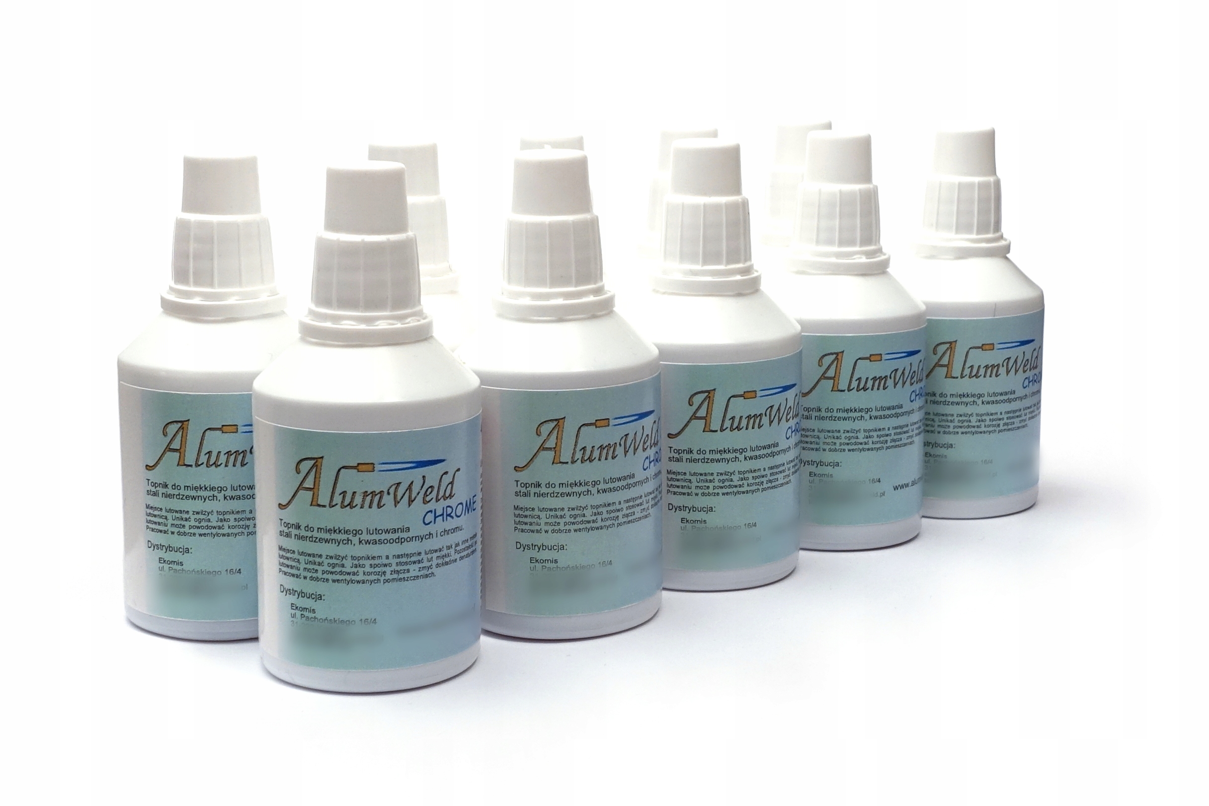 F02Y 10x AlumWeld Chrome 40 ml Spájkovanie z nehrdzavejúcej ocele