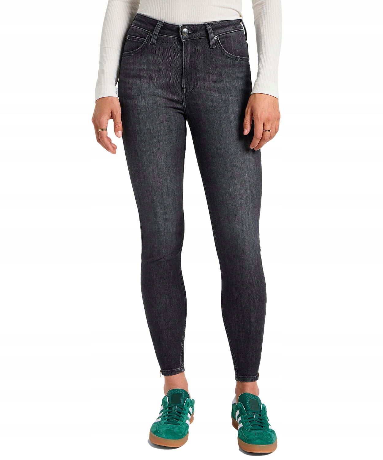 Džíny Lee Scarlett High Zip 112355551 Last Strike W 26 L 31