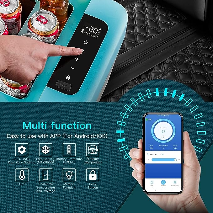 BODEGA TURYSTYCZNA PRZENOŚNA LODÓWKA SAMOCHODOWA ELEKTRYCZNA 12/24 V 25 L EAN (GTIN) 725249696721