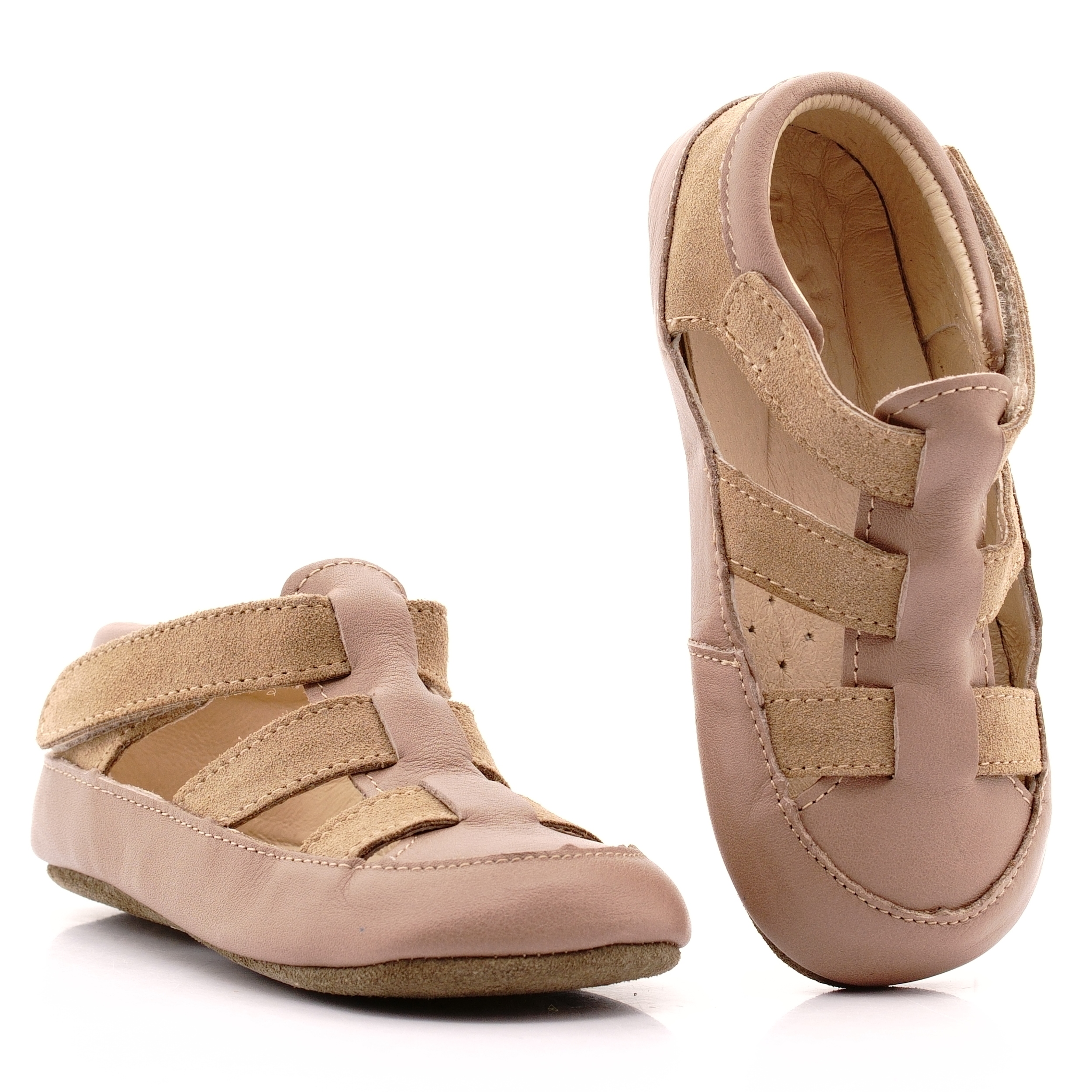 Obex Barefoot Skórzane Kapcie Lekkie Pantofle Buty Dziecięce Noem 25