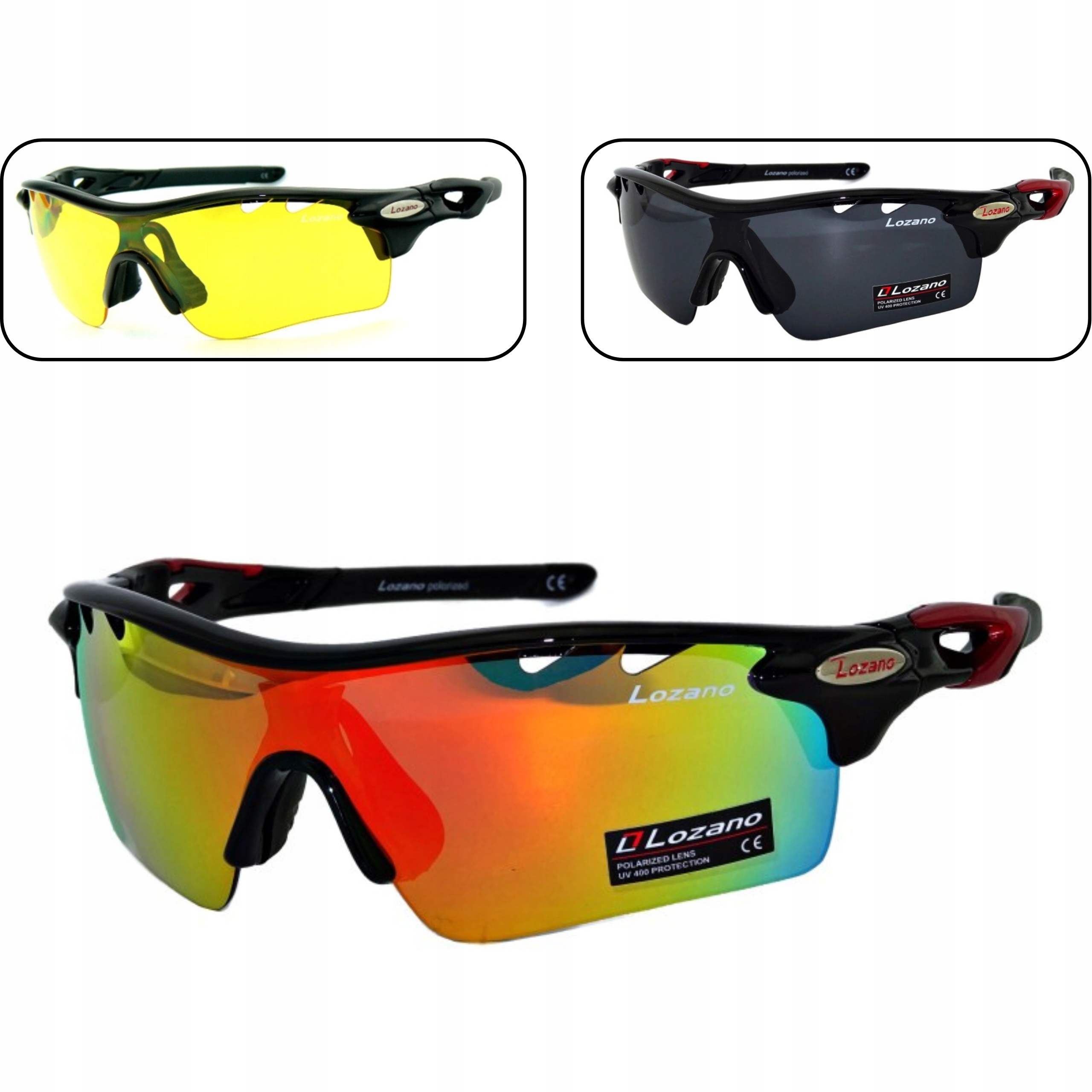 Sportovní Polarizační Brýle UV400 Pro Běhání Na Kole, Vyměnitelné Čočky