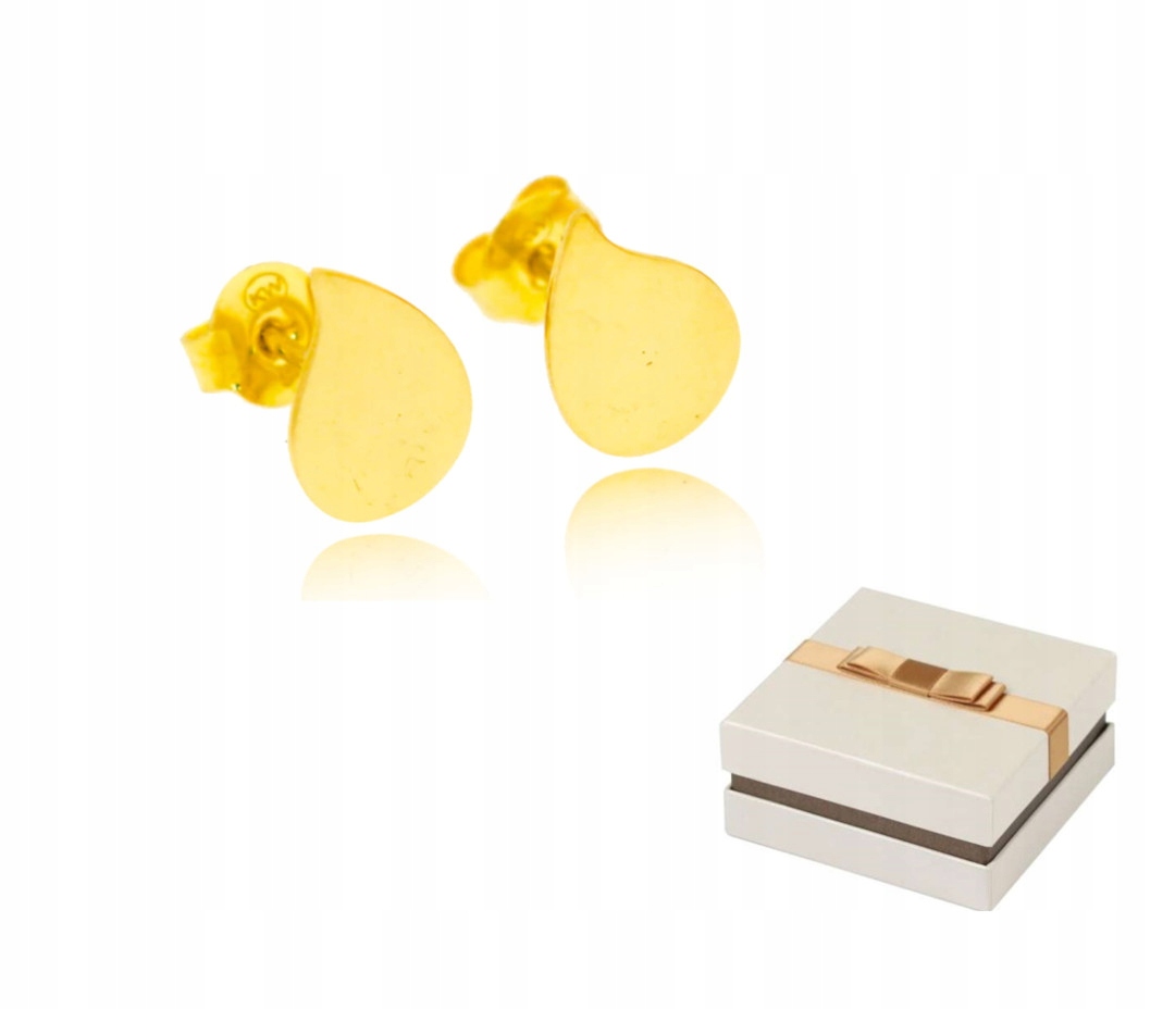 Zlato 585 Zlaté Náušnice Lžičky 14 karátů KZ06