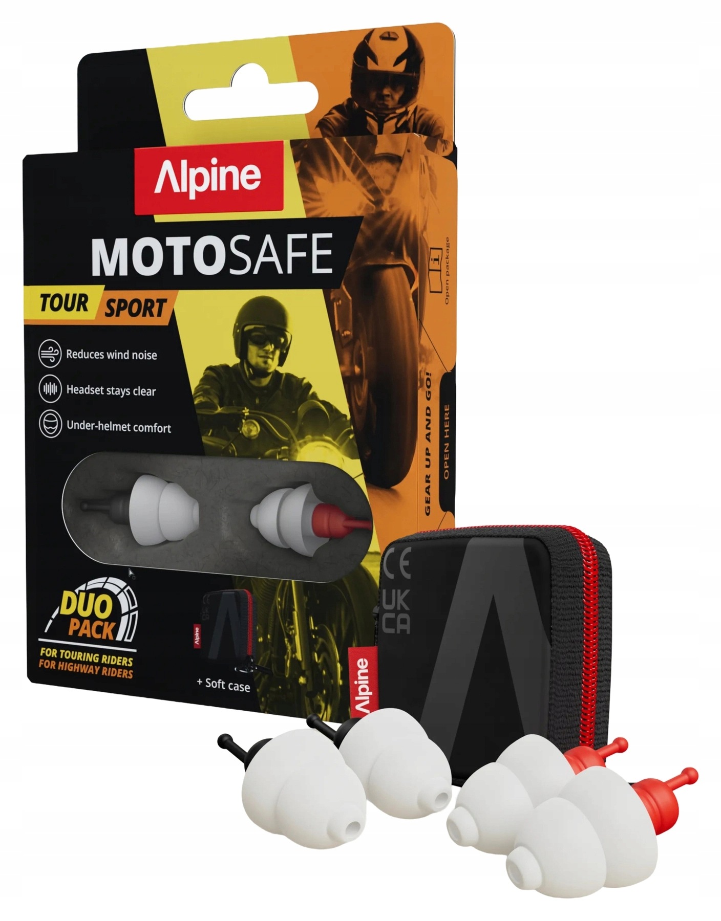 Stopery motocyklowe Alpine MotoSafe Duo Pack 2026