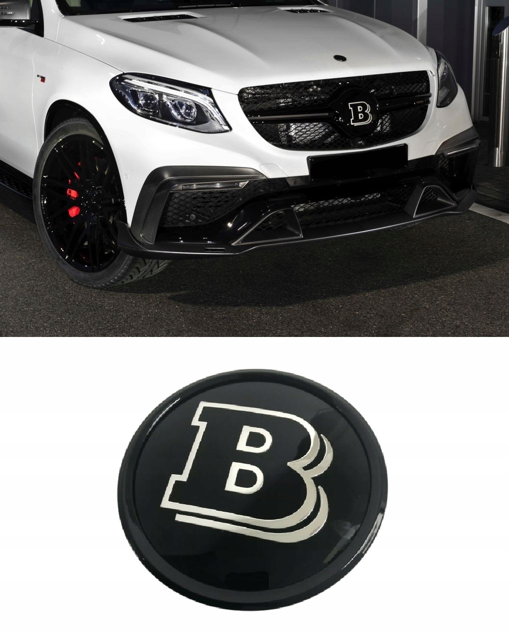 MERCEDES BRABUS GLC GLE ЭМБЛЕМА ГРИЛЬ ЗНАК ЛОГОТИП