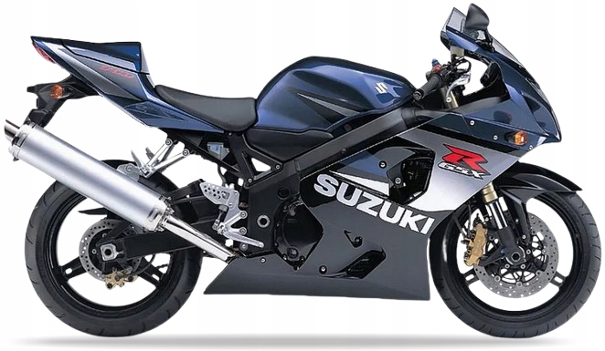 Samolepky Juula Pro Suzuki Gsxr 750 2005 Modré 1LF Černé 019