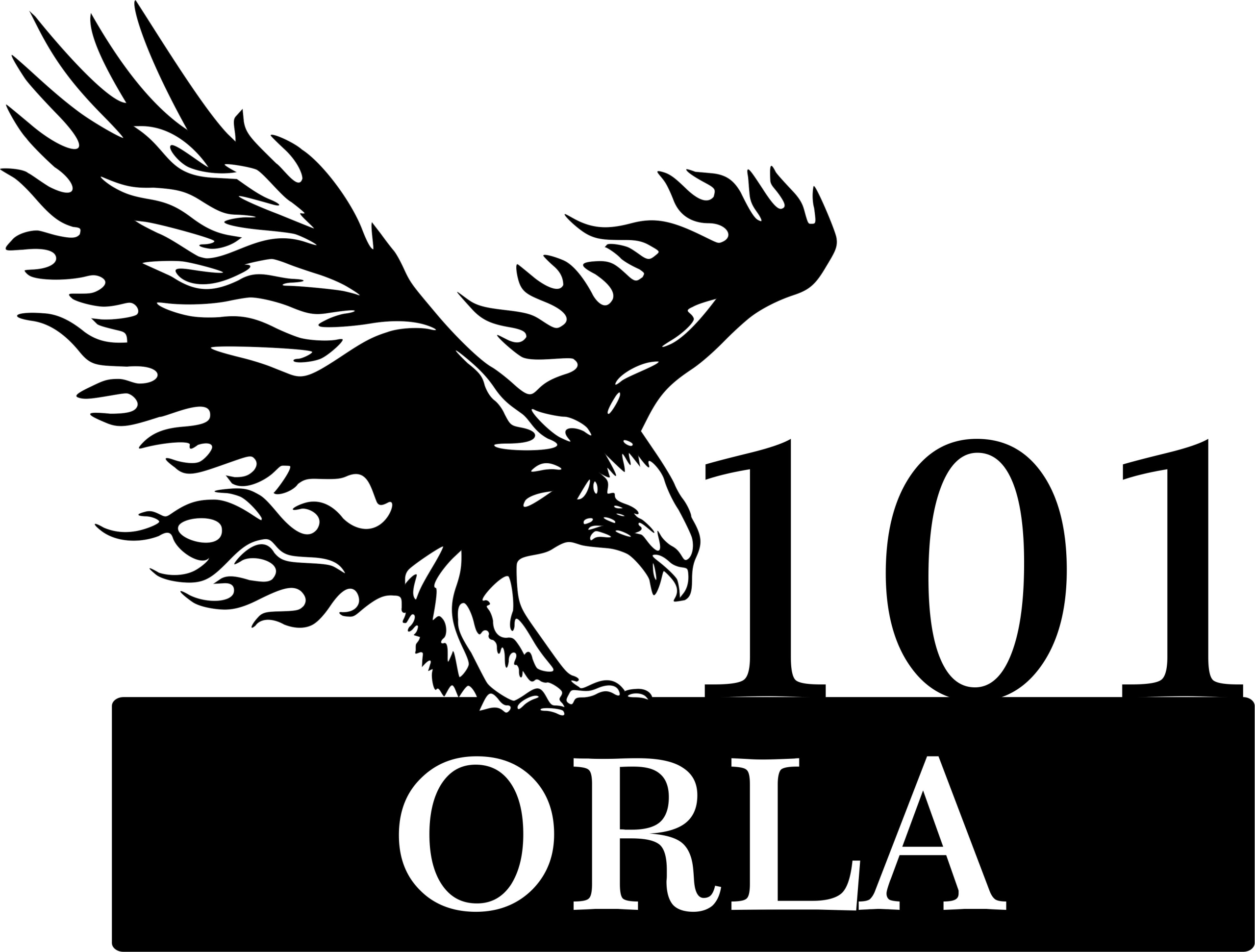 Adresová Tabulka Orel orla Velká adresátka číslo domu Pták 66 cm