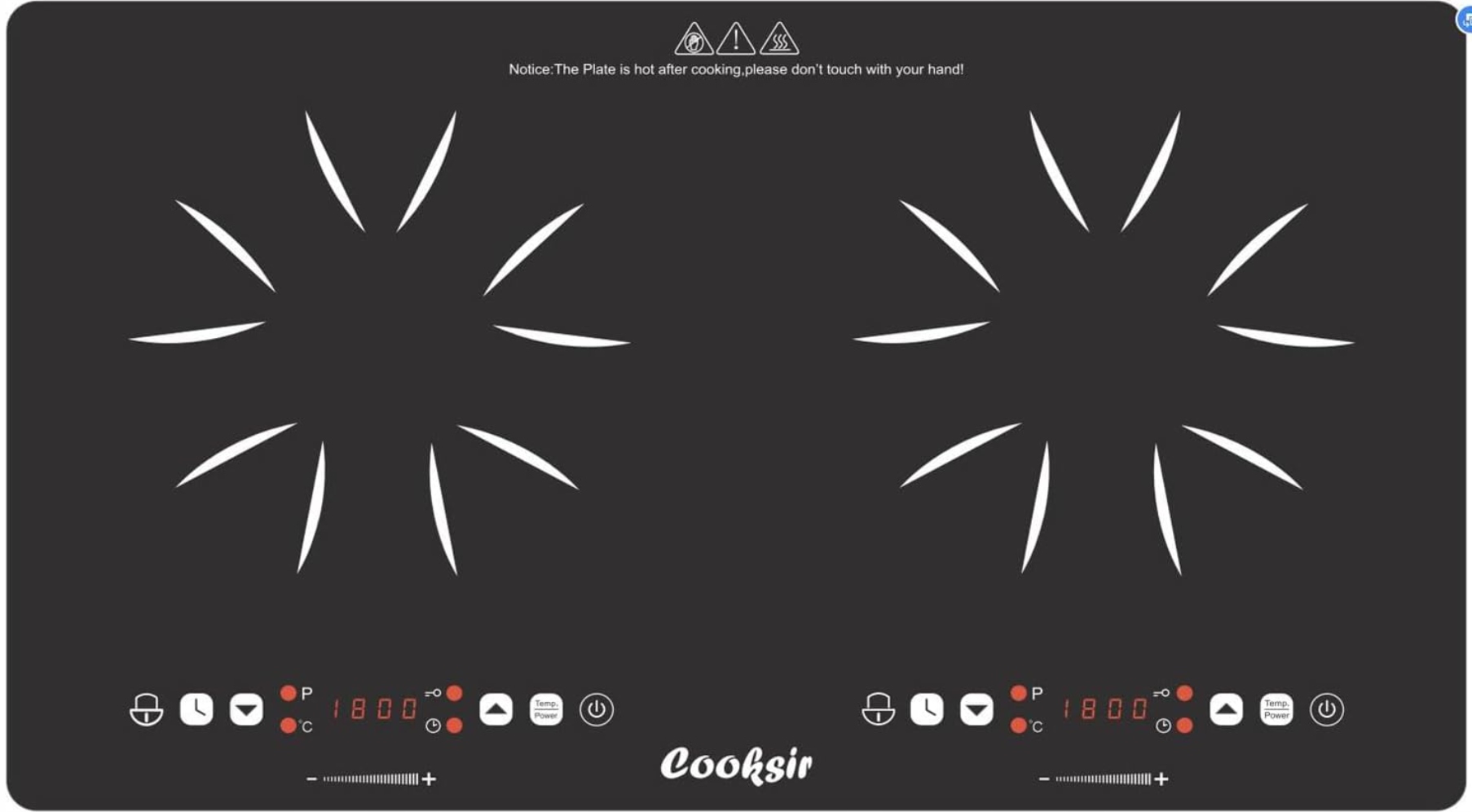 Płyta indukcyjna Cooksir 2 Palniki CSC-PF6021SGB