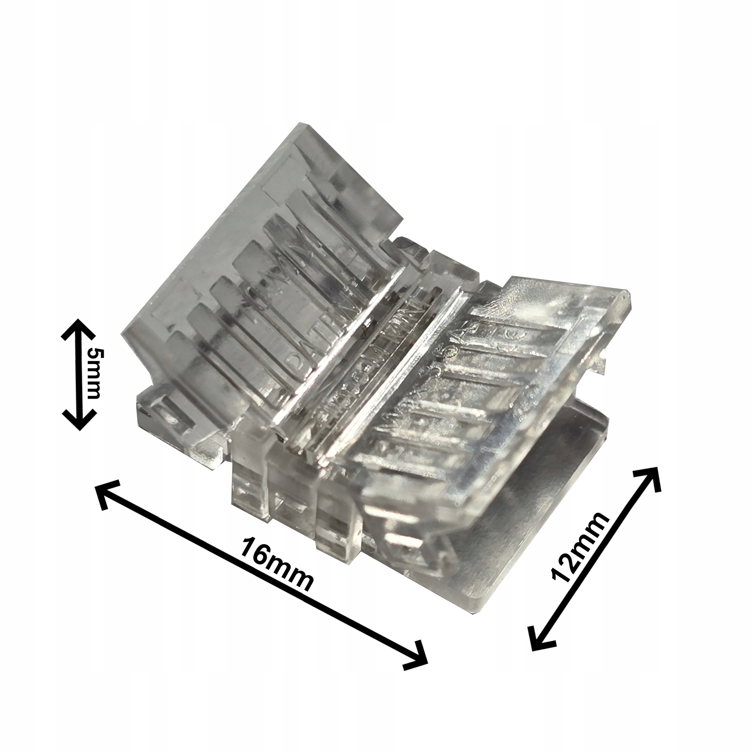 ZŁĄCZKA PROSTA DO TAŚM LED RGB COB 10mm NEON DWUSTRONNY CLIPS NA ZATRZASK Marka StudioLed Artur Kaliński