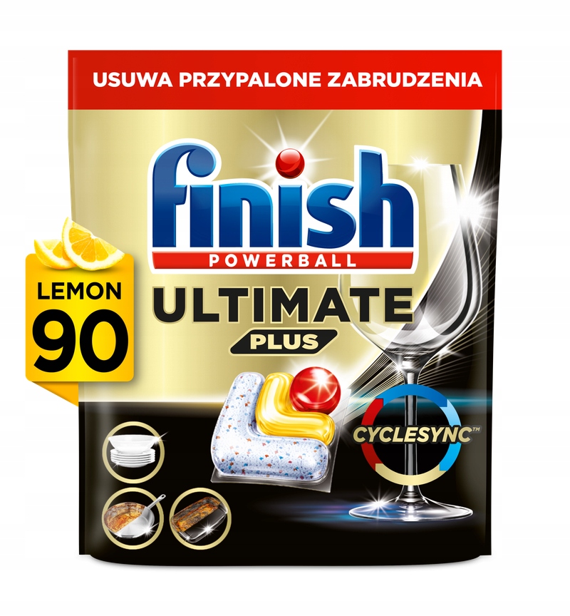 Levně Finish Kapsle Ultimate Plus 90 lemonů