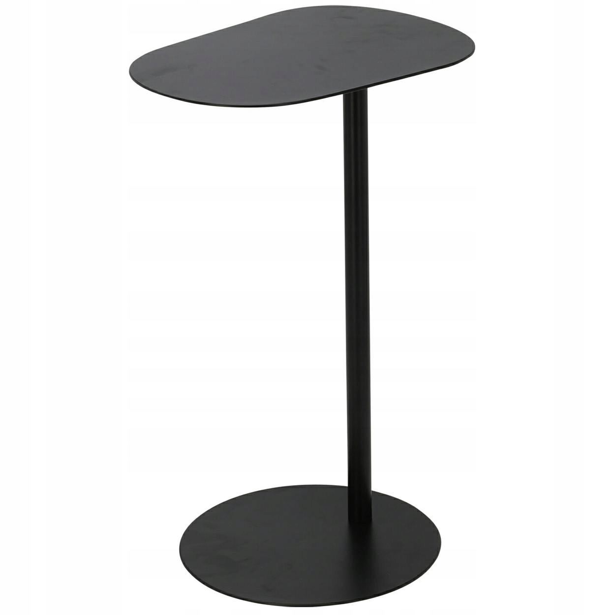 Boční stolek kovový černý 35xh53 cm Pomocný pod notebook Loft