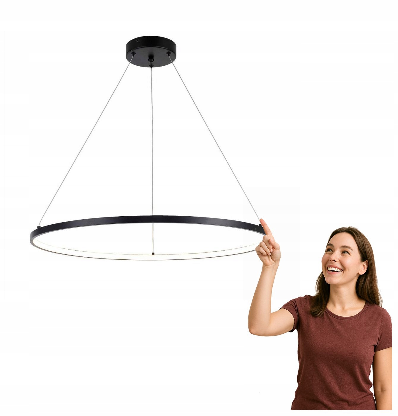 Závěsná Led lampa 32W Horik PEN89424-60BK Zuma Line