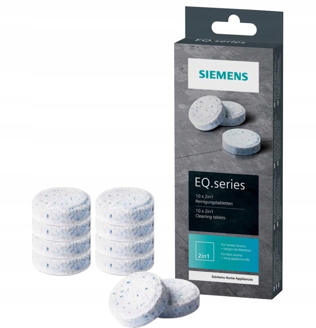 

Tabletki Czyszczące 2W1 Siemens TZ80001A Ekspres