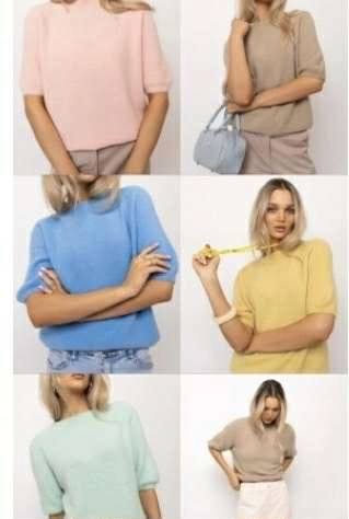 Žlutý svetr s krátkým rukávem Lemonada, univerzální