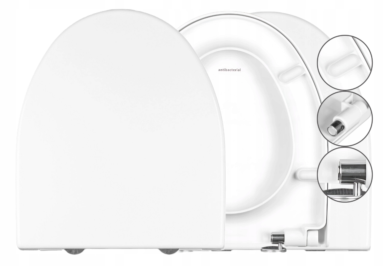 Pomalu Padající Deska Pro Cersanit Parva K98-0112, Vyjímatelná, Duroplastová, M2