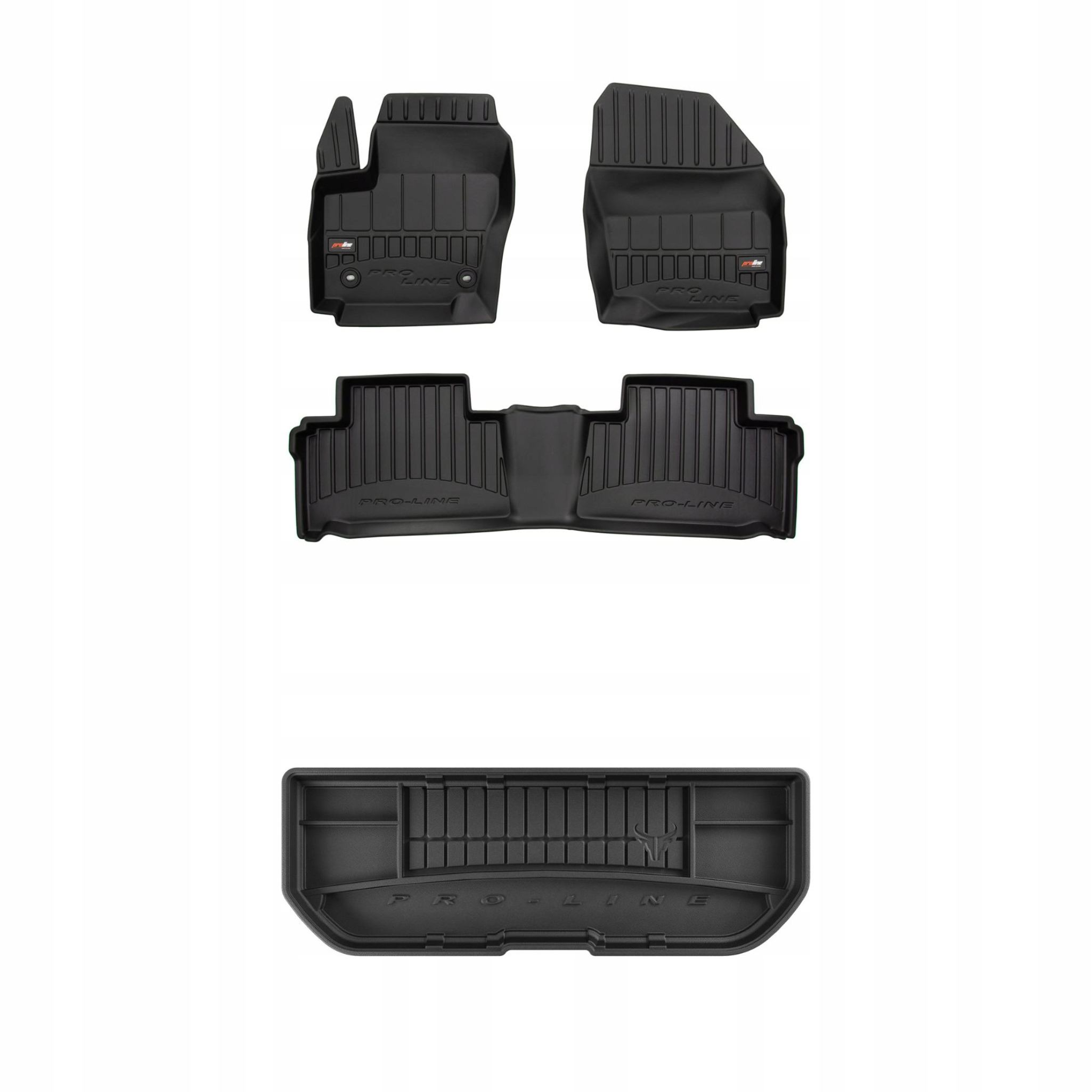 Sada gumových kobercov a rohoží pre Ford Galaxy II 2009-2015