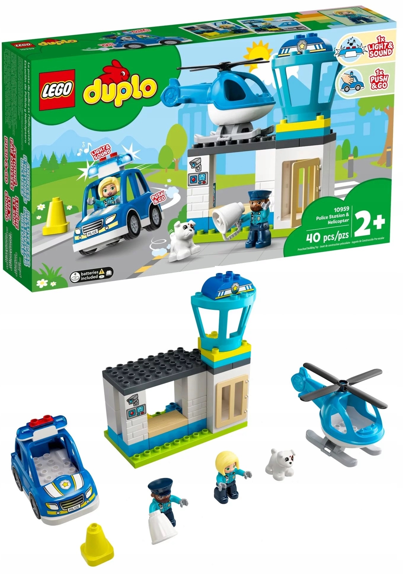 

Lego Duplo Posterunek policji i helikopter 10959