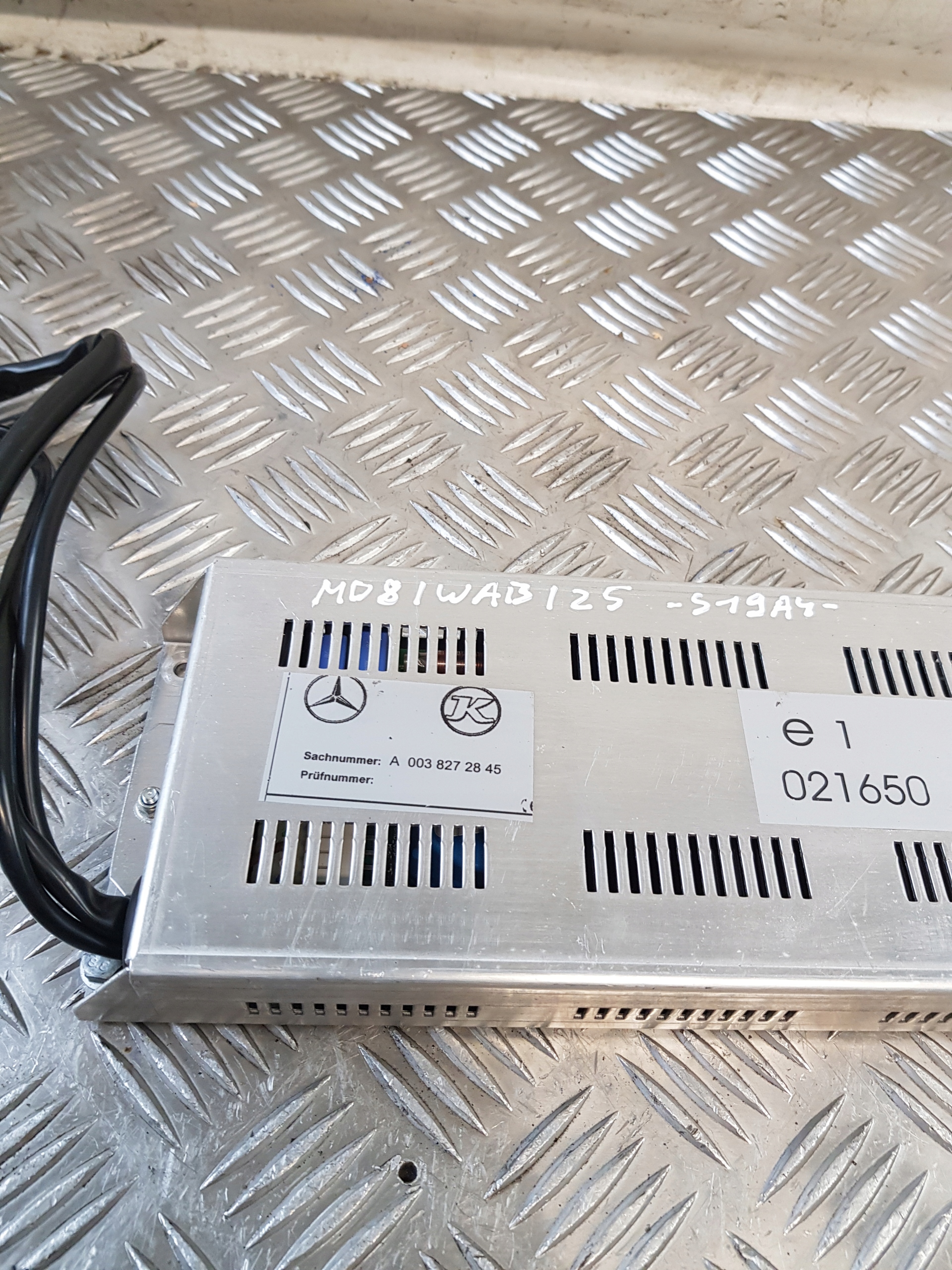 JEDNOSTKA STERUJACA control unit A0038272845 MERCEDES AUTOBUS