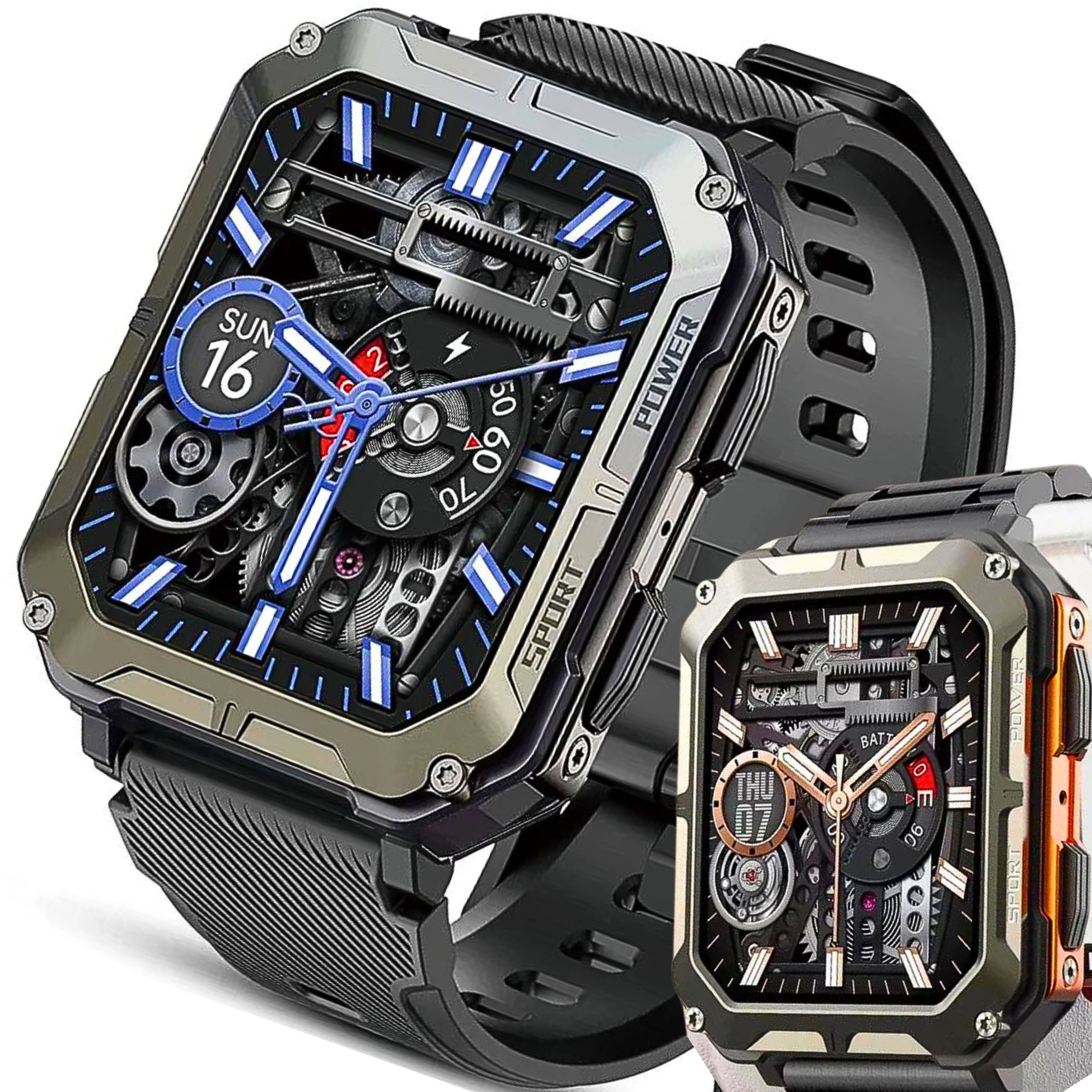 SMARTWATCH MĘSKI C20 PRO WODOODPORNY ROZMOWAMI PULS KROK WATCH