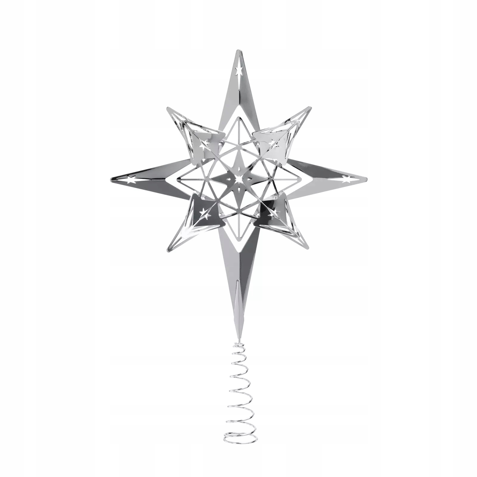 Rosendahl Karen Blixen Ocelová špička na vánoční stromeček hvězda stříbrná